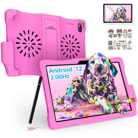 Android 12 Kids Tablet, 10.1" Tablet for Kids, 2.0GHz, 6000mAh, 3GB ...