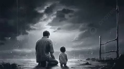 Dad And Son Hd Wallpapers Background, Sad Picture With Deep Meaning, Sad, Sadness Background ...