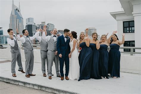 Megan + Justin's Simple Navy Blue Wedding | Infinity Hospitality