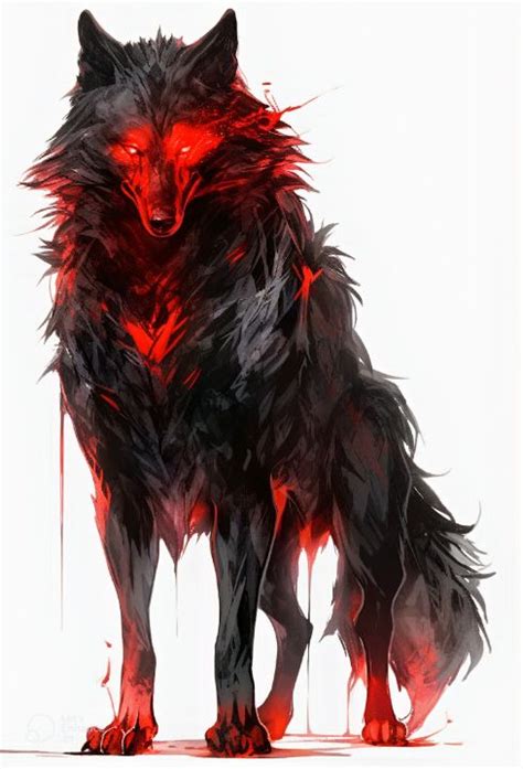 Black And Red Wolf Fursuit