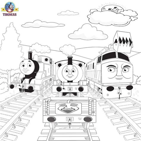 Thomas And Percy Coloring Pages Coloring Pages