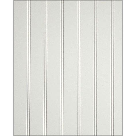 32 sq. ft. 3/16 in. x 48 in. x 96 in. Beadboard White True Bead Panel ...