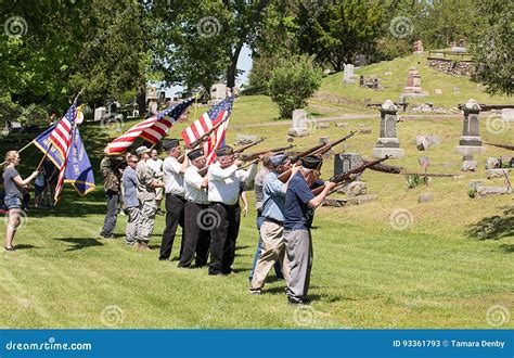 Memorial Day Salute editorial stock photo. Image of fallen - 93361793