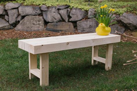 Simple DIY Outdoor Bench - Home Improvement Projects to inspire and be inspired | Dunn DIY | Seattle