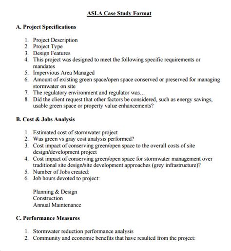 FREE 10+ Sample Case Study Templates in PDF | PSD | MS Word | Pages ...