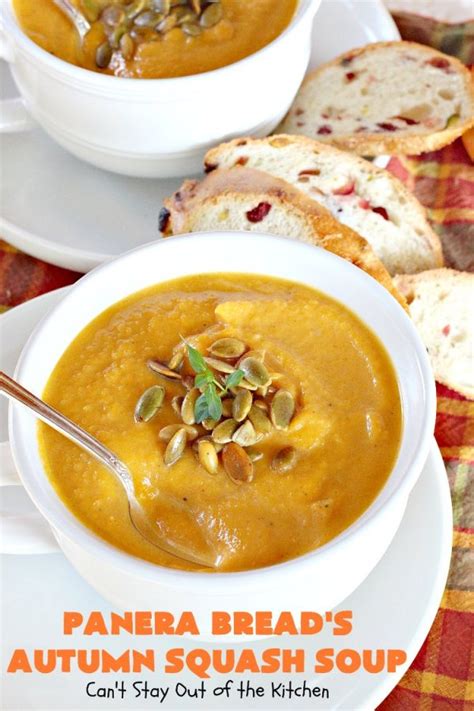 Panera Bread’s Autumn Squash Soup – Can't Stay Out of the Kitchen