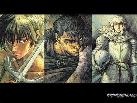 Casca, Guts, & Griffith #Berserk | Berserk, Anime, Graphic design poster