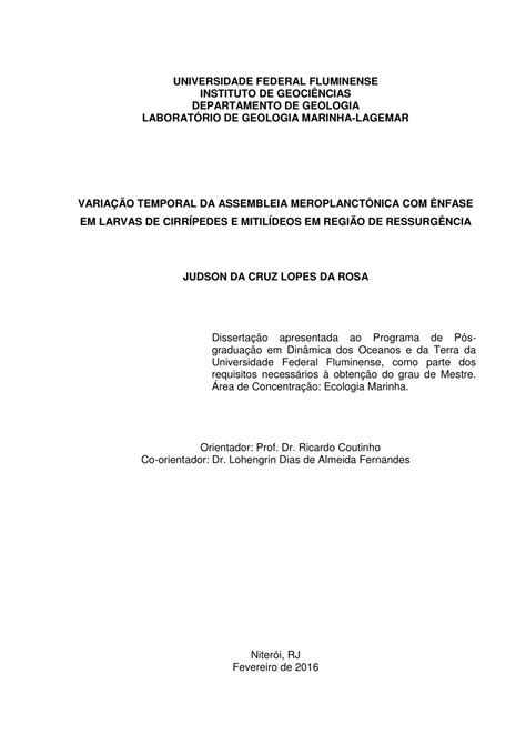 (PDF) Temporal variation in meroplankton assemblage composition, with emphasis on Cirripedia and ...