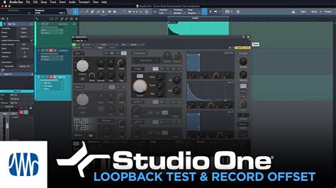 PreSonus Studio One Tutorials Ep. 4: Loopback Test and Record Offset ...