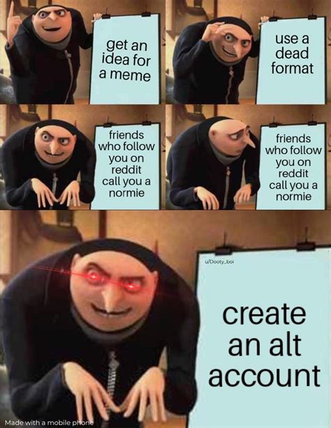 Gru's Plan but it's a year late : r/memes