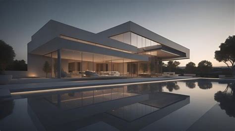 Premium AI Image | AI generated elegant modern house exterior design