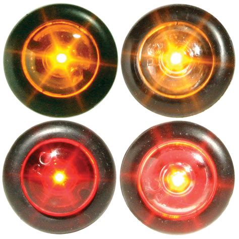 TecNiq Ultra-Bright LED 3/4" Round Button Lights