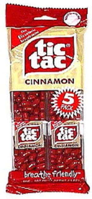 Tic Tac Breath Mints, Cinnamon - 5 ea, Nutrition Information | Innit