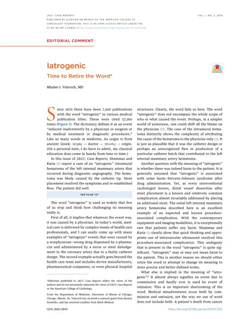 [PDF] Iatrogenic