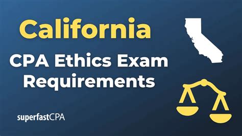 California CPA Ethics Exam Requirements 2024