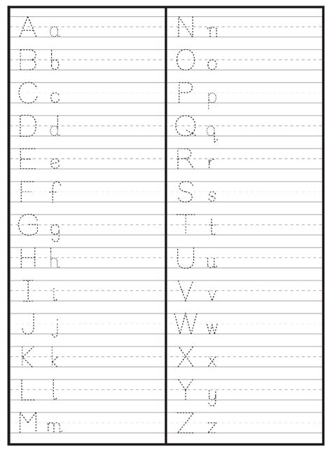 Alphabet Worksheets AZ - 10 Free PDF Printables | Printablee