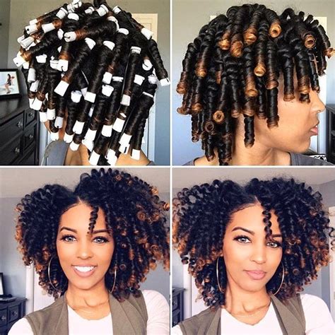 21 Perm Rod Set On Natural Hair Photos & Hairstyle Ideas