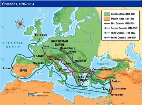 The Crusades | Crusades, Medieval history, Map