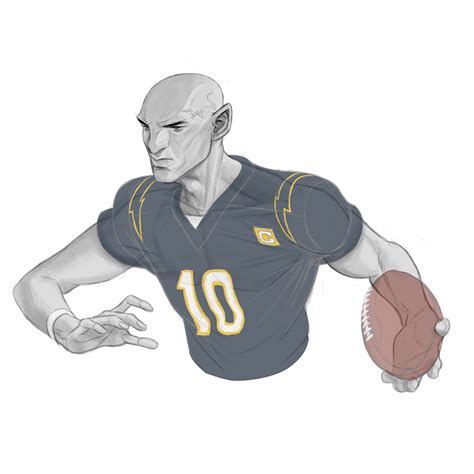 Boltman concept Sketch, Unofficial Chargers Mascot on Behance