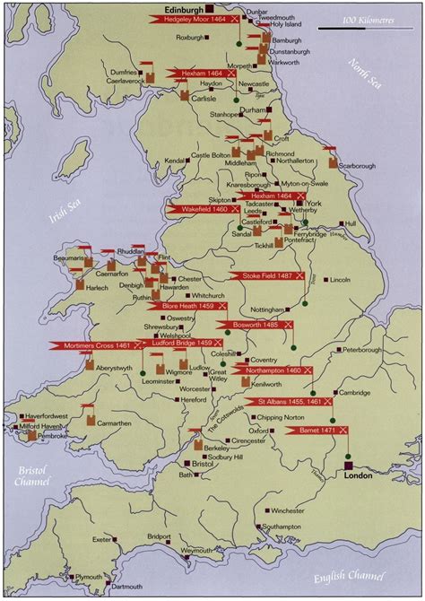 Battles of the War of the Roses | Wars of the roses, History of england, Battle