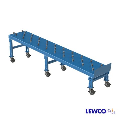 Ball Transfer Table with Pop-Up Stop – Lewco Conveyors