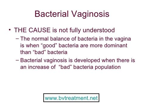 Bacterial Vaginosis - Sympoms & Causes