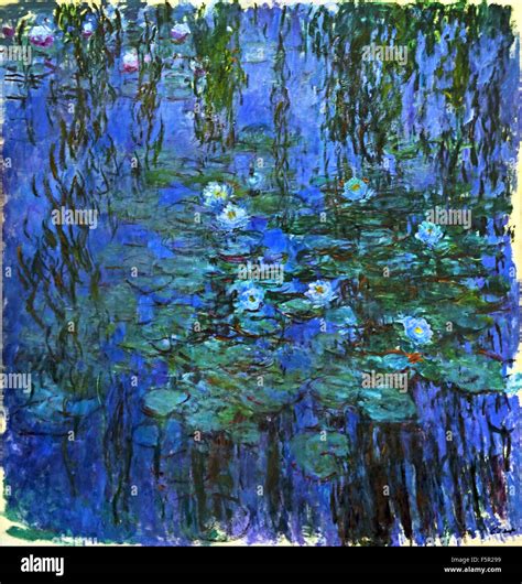 Nymphéas bleus - blue Water Lilies 1916 - 1919 Claude Monet 1840 – 1926 ...