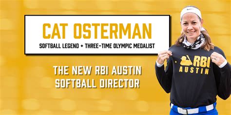 Softball Legend and U.S. Olympian Cat Osterman is the New RBI Austin Softball Director - RBI Austin