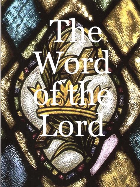 The Word of the Lord | Apocrypha | Bible