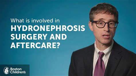 What is involved in hydronephrosis surgery and aftercare? | Boston Children's Hospital - YouTube