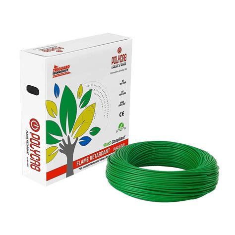 Polycab Wires 1.5 Sq. Mm. (90 Mtr.) - GREEN at Rs 1149/roll | Polycab Electrical Wires in Noida ...