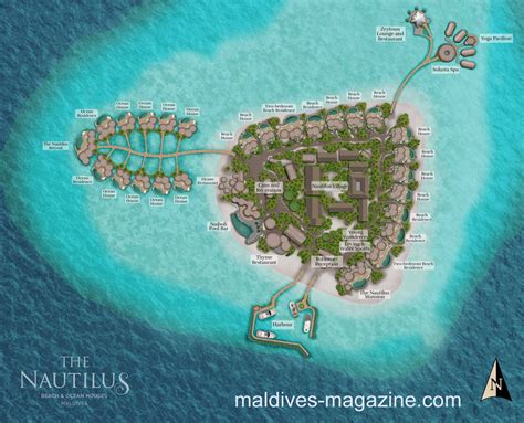 The-Nautilus-Maldives-island-resort-map | Simply Maldives Holidays