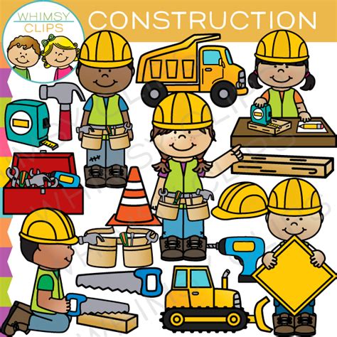 Kids Construction Clip Art , Images & Illustrations | Whimsy Clips