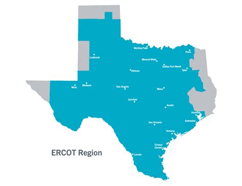 Ercot Region Map