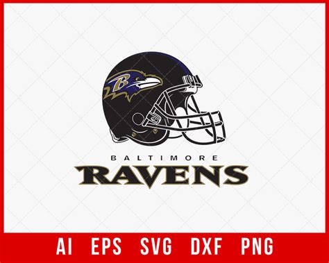 Baltimore Ravens Helmet Clipart SVG | Creative Design Maker ...