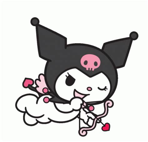 Kuromi Cupid Sticker – Kuromi Cupid Love – discover and share GIFs