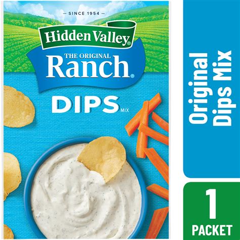 Hidden Valley Original Ranch Dips Mix, Gluten Free - 1 Packet - Walmart.com