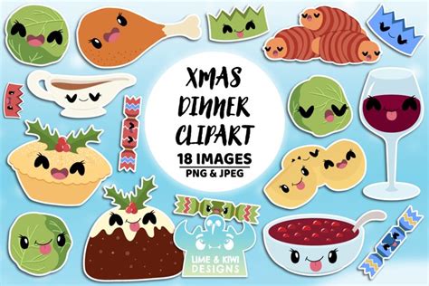 Top Christmas Dinner Stock Vectors, Illustrations & Clip Art - Clip Art Library