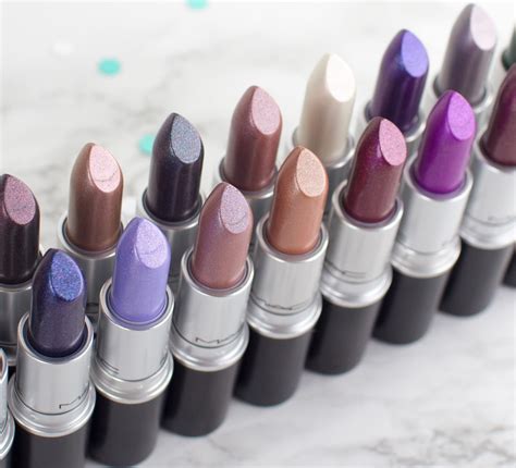 MAC Metallic Lips Lipstick Collection - Review and Swatches - Portrait ...