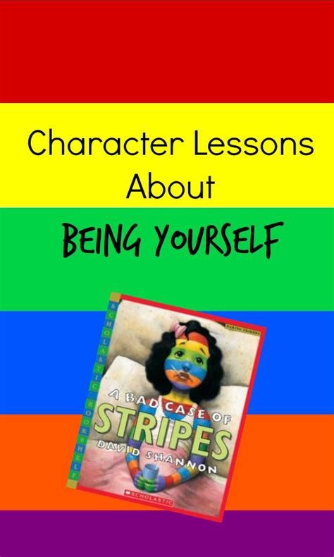 Character Lessons to go with a Bad Case of Stripes