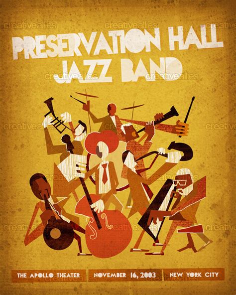 Create A Commemorative Poster for Preservation Hall Jazz Band ...