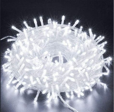 [New] 200 LED White Christmas Lights, Hobbies & Toys, Stationery ...