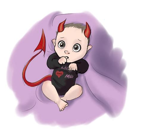 Devil Baby by layure on DeviantArt