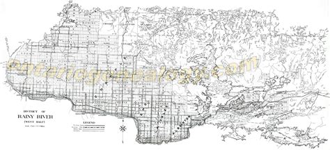 Rainy River District Historical Pioneer Ancestor Settlement Maps