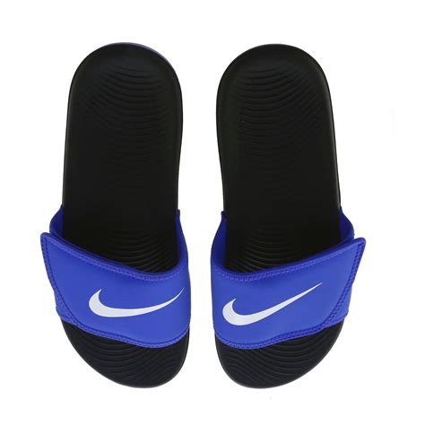 Nike Kid's Kawa Adjust Slide Sandal Racer Blue | Laurie's Shoes