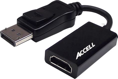 Amazon.com: Accell DP to HDMI Adapter - DisplayPort to HDMI Active Adapter - AMD Eyefinity ...