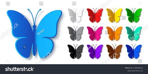 Colorful Butterflies Clipart