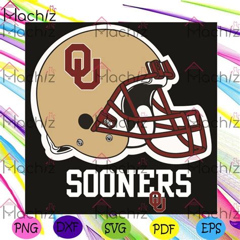 Logo Oklahoma Sooners Helmet Svg, Sport Svg, Helmet Svg, Oklahoma ...