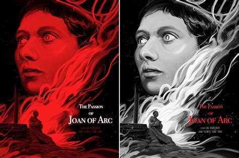 The Blot Says...: The Passion of Joan of Arc Screen Print by Zi Xu x Mondo x Black Dragon Press