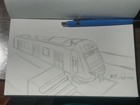 Practicing perspective and vehicle drawing : r/Sketch